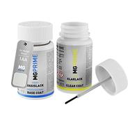 MG PRIME Peinture voiture kit de stylo retouche pour Range Rover 1AA / JLRC867 NER 2135 Fuji White de base de vernis de 50ml par flacon