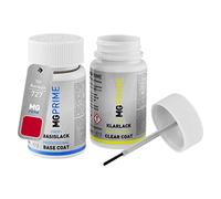 MG PRIME Peinture voiture kit de stylo retouche pour Renault 727 Rouge Vif/Spanischrot de base de vernis de 50ml par flacon
