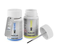 MG PRIME Peinture voiture kit de stylo retouche pour Renault KQF Gris Moonstone Metallic de base de vernis de 50ml par flacon