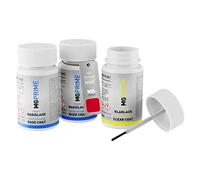 MG PRIME Peinture voiture Kit de stylo retouche pour Renault NNF Rouge Toro/Torero Rot de fond, de base, de vernis de 50ml par flacon