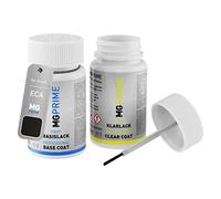 MG PRIME Peinture voiture kit de stylo retouche pour Smart ECA / CA7L Jack Black de base de vernis de 50ml par flacon