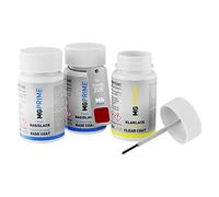 MG PRIME Peinture voiture Kit de stylo retouche pour Suzuki ZQ5 Energetic Red Pearl Metallic de fond, de base, de vernis de 50ml par flacon