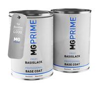 MG PRIME Peinture voiture Kit pot à pulvériser pour Bentley LO3G Flame Red sous-couche + base 2.0 litres 2000ml