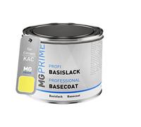 MG PRIME Peinture voiture pot en litre pour Citroen KAC Jaune Fluo base 0,5 litre 500ml