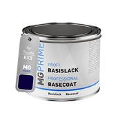 MG PRIME Peinture voiture pot en litre pour Toyota 8X8 Dark Blue Mica/Bleu De Prusse Nacre base 0,5 litre 500ml