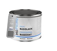 MG PRIME Peinture voiture pot en litre pour Volvo 731 Particular Grey Pearl Metallic/Platinum Grey Metallic base 0,5 litre 500ml