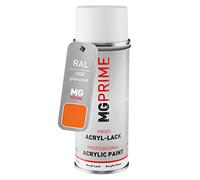 MG PRIME RAL 2008 Orangé rouge clair/Bright red orange bombe aérosol 400 ml brillant séchage rapide