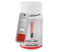 MG PRIME RAL 3000 Rouge feu/Flame red mat satiné stylo retouche 50 ml à séchage rapide