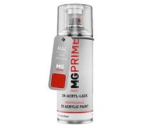 MG PRIME RAL 3020 Rouge signalisation/Traffic red brillant acrylique bombe aérosol 2C 400ml séchage rapide