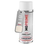 MG PRIME RAL 9001 Blanc crème/Cream Bombe aérosol 400 ml mat séchage rapide