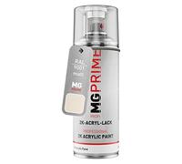 MG PRIME RAL 9001 Blanc crème/Cream mat acrylique bombe aérosol 2C 400ml séchage rapide