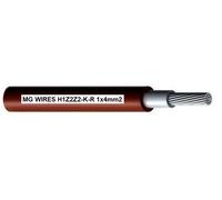 MG Wires H1Z2Z2-K-R-4MM2/50M Câble photovoltaïque 1x4mm2, 0,6/1kV rouge, emballage de 50m