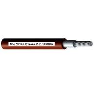 MG Wires H1Z2Z2-K-R-6MM2/50M Câble photovoltaïque 1x6mm2, 0,6/1kV rouge, emballage 50m