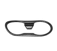 MG ZS Cup Holder Trim Cover | Carbon Fiber ABS Plastic Decoration | Scratch & Particle Barrier for 2017-2018 SUV Versions | Simple User - Applied Installation