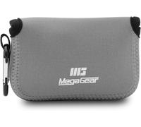 MG084 Sony Cyber-shot DSC-RX100 VI, DSC-RX100 V, DSC-RX100 IV, DSC-RX100 III, DSC-RX100 II Ultra Light - Étui en Néoprène avec Mousqueton - Gris