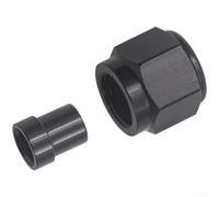 MG25-AN4-1/4 Kit de raccord d'écrou de manchon en aluminium pour voiture AN4 AN6 AN8 AN10 AN12 avec évasement à 37 degrés pour sécuriser les connexions de conduite de fluide de voiture