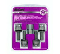 McGard Vis antivol 26001SU - Lot de 4 - Filetage M12 x 1,25 - Tête plate Ø19 x L35,3 mm