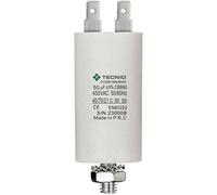 Mg8500 Permanent Pour Moteurs 50µf 450v. Écrou M8 Puissance. Le Condensateur De Démarrage Est Dans Un Boîtier Cylindrique En Polypropylène. Connexion Électrique Via 4 Bornes, Blanc