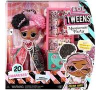 MGA Poupée L.O.L. Surprise! Tweens Masquerade Regina Hartt 584124EUC – 20 surprises, 2 tenues