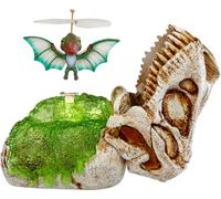 MGA | Dino interactif volant - Bleu - Dinosaure volant avecmanuelle - Cadeau parfait