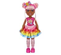 MGA Dream Bella Candy Petite Princesse - JAYLEN - Poupée de 14cm avec 1 étiquette à gratter & à sentir, de longs cheveux roses, bandeau avec nœud en forme de sucette et accessoires de mode, 3 ans +