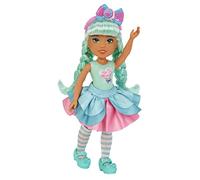 MGA Dream Bella Petite Princesse - DREAMBELLA - Poupée parfumée à la barbe à papa de 14 cm - Avec 1 étiquette à gratter & à sentir, de longs cheveux, 1 bandeau & des accessoires de mode, 3 ans +