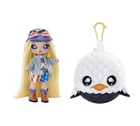 MGA Entertainment 579236EUCGR - Na Na Na Surprise 2-in-1 Fashion Doll and Purse Glam Series 2 Asst in PDQ - Erika Featherton