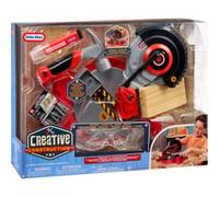 little tikes Creative Construction Power Cuts Set - Inclut 6 Accessoires, Un Jeu de Construction pour Faire Semblant, Convient aux garçons et aux Filles de Plus de 3 Ans