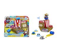 MGA Entertainment DohKins Pirate Ship Playset & Pirate - La pâte ne sèche jamais, Pas de Gluten, Convient aux collectionneurs et aux Enfants de Plus de 3 Ans