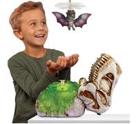 MGA Entertainment Gross-a-Saurus GrossMos Flying Dino Blue - Jouets Dinosaures Interactifs pour Garçons et Filles, pour Les Collectionneurs et Les Enfants de Plus de 6 Ans