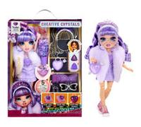 MGA Entertainment Rainbow High Creative Crystals Fashion Doll- Violet, Poupée
