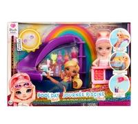 MGA Entertainment Rainbow High Little Pool Day with Blush Playset, Figurine