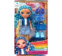 MGA Entertainment Rainbow High Littles Dolls- Sapphire (Blue), Poupée