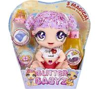 MGA Glitter Babyz - MELODY HIGHNOTE - Poupée Avec Cheveux Violets
