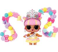 L.O.L. Surprise! Hair Beads Salon Playset - 1 Poupée et 100 Perles, Ainsi Que des Élastiques, Un Miroir et d'autres Surprises, pour Les Enfants de Plus de 4 Ans
