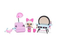 MGA- Meubles L.O.L Salon de beauté avec poupée Diva et 10+ Surprises Toy, 564102E7C, Multicolore