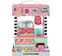 LOL Surprise Minis Machine à Pince avec 5 Surprises - Contient 1 Mini citadine OMG, 1 Mini poupée élégante & 1 Mini Chiot, des lumières et Sons interactifs - Dès 4 Ans