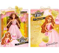 MGA Poupée Dream Ella Let's Celebrate - DREAMELLA - Poupée Brune de 29 cm avec confettis Papillon à Paillettes Roses et dorées & 5 Accessoires - pour Les collectionneurs & Enfants 4 Ans +
