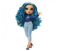 RAINBOW HIGH Style Icons Skyler - Poupée de 28 cm avec de Longs Cheveux Brossables, Dotée d’Une Deuxième Tenue Assortie et d’Une Deuxième Paire de Chaussures, Articulée, avec 13 Points d'Articulation