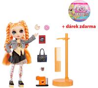 MGA Rainbow High Sparkle & Shine Clementine + cadeau