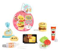 MGA’s Miniverse Make It Mini Peluche - Kit à Faire soi-même, Peluches sur Le thème de la Nourriture avec adhésif à séchage à l'air Libre et Attache Porte-clés, 8 Objets à Collectionner, dès 8 Ans