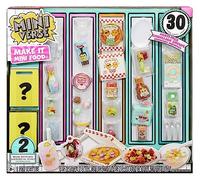 MGAs Miniverse Lot multiple Make It Mini Food - Set de jeu culinaire à faire soi-même avec lampe UV, répliques d'ingrédients et jeu en résine - Non comestible - 8+