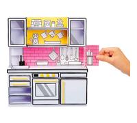 MGA Entertainment – Jouet Miniverse Make It Mini Kitchen – 3 recettes résine, four UV, frigo