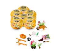 MGA's Miniverse - Make It Mini Nature Series 3 (lot de 6) Mini objets de collection, emballage aveugle, bricolage, répliques de plantes, mini fleurs, plantes, nouveautés, collectionneurs, 8+, pas de