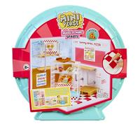 MGA's Miniverse Make It Mini Spaces Pizza Shop - Comprend 1 Pack, Jeu de Construction, DIY, Art Créatif, Collectionneurs et Enfants Dès 8 Ans, Non Comestible