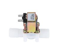MGAYTYOAG 1 vanne électromagnétique en plastique 12 V 24 V pour machine à laver électrique, électrovanne, interrupteur normalement fermé 1/2#39 ; #39 (12 V)