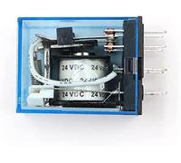 MGAYTYOAG Accessoires électroniques Relais MY2P HH52P MY2NJ Relais Bobine Général DPDT Micro Mini Relais Electromagnétique Commutateur avec LED AC 110V 220V DC12V 24V