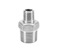 MGAYTYOAG Joint de réduction de fil en acier inoxydable NPT de fabrication américaine à quatre points à trois points Réducteur interne hexagonal à double tête G3/8 x G1/4