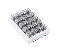 MGAYTYOAG Lot de 20 bobines de relais LY2NJ pour accessoires électroniques DPDT Micro Mini commutateur de relais électromagnétique sans base de prise CA 110 V 220 V DC 12 V 24 V (AC 12 V 20 pièces)