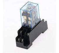 MGAYTYOAG Relais d'accessoires électroniques 1 pièce LY2NJ HH62P HHC68A-2Z Micro relais électromagnétique électronique 10 A 8 broches DPDT avec base (DC 110 V)